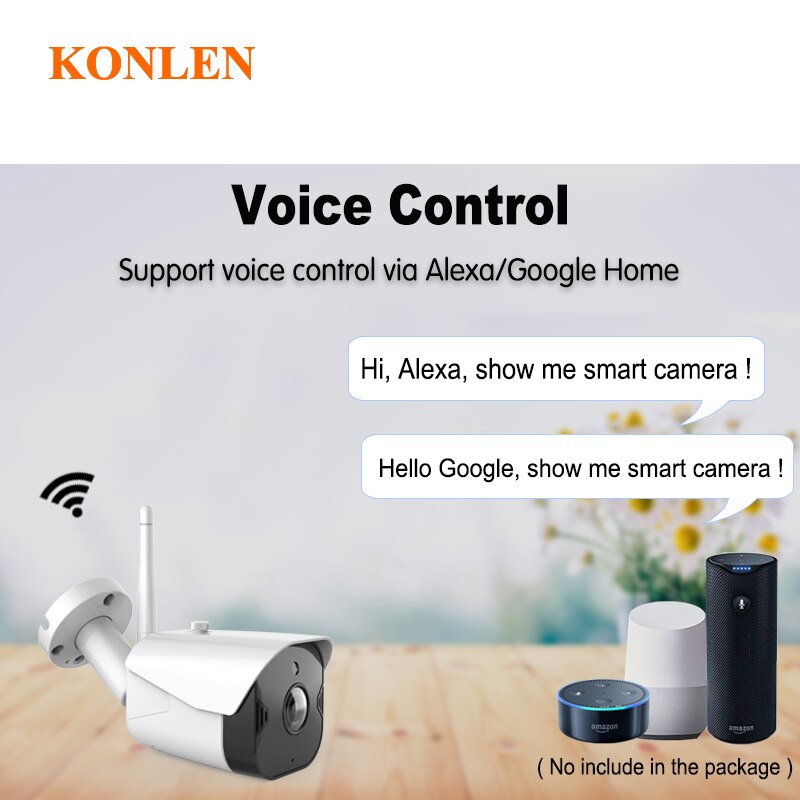 KONLEN 1080p Outdoor Wi‑Fi Security Camera – Tuya/Smart Life