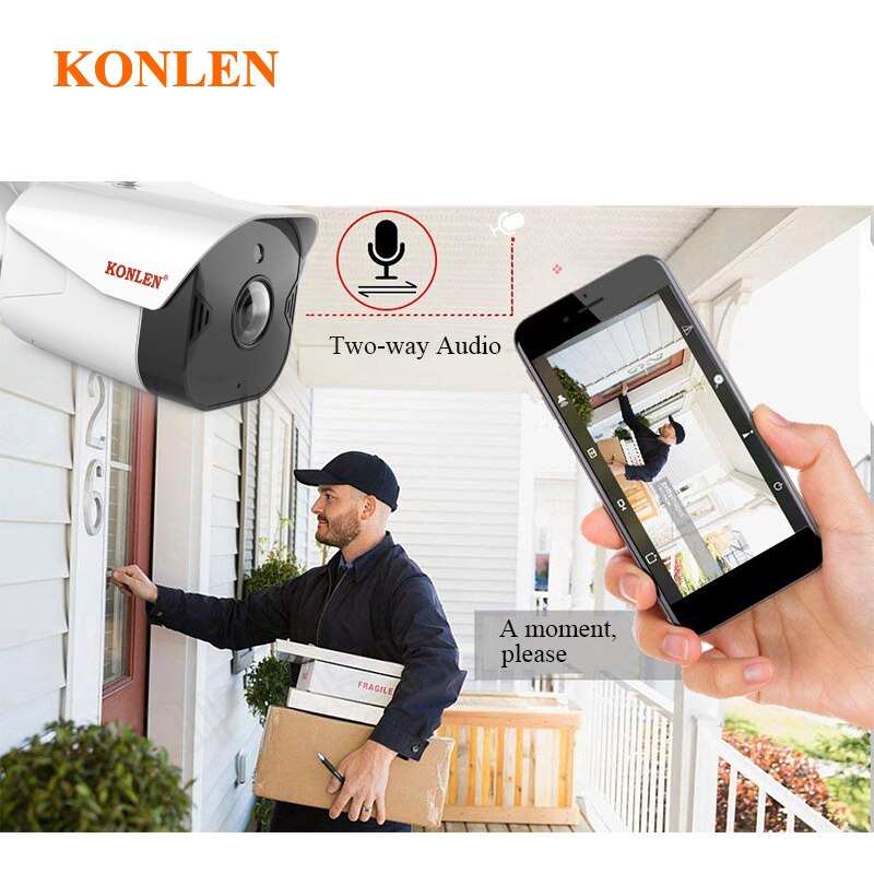 KONLEN 1080p Outdoor Wi‑Fi Security Camera – Tuya/Smart Life