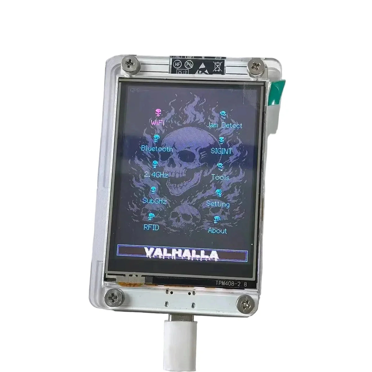 ESP32 HaleHound WiFi & Bluetooth Signal Monitor with 2.8” Touchscreen and Acrylic Case (Copy)
