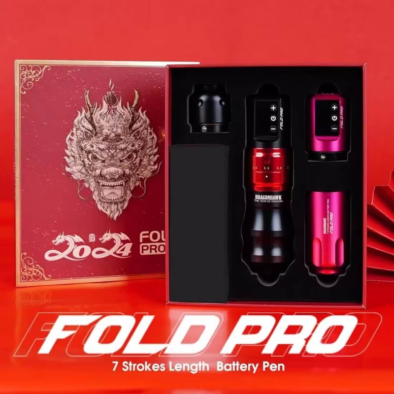 Kit | Dragonhawk  Fold Pro Year of Dragon Edition Rotary Machine Pen Wireless Professional Bundle (Copy)