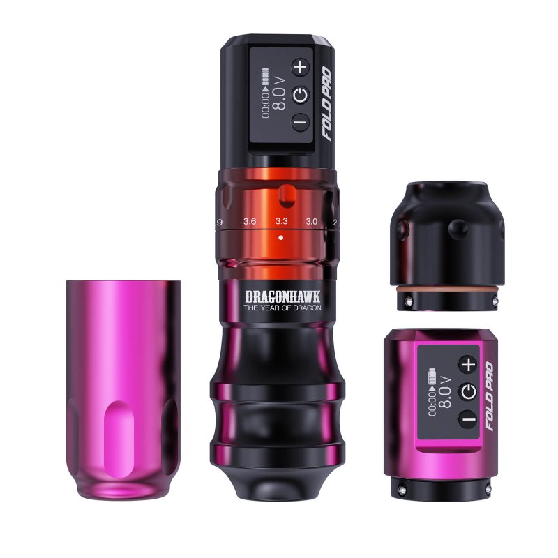 Kit | Dragonhawk  Fold Pro Year of Dragon Edition Rotary Machine Pen Wireless Professional Bundle (Copy)