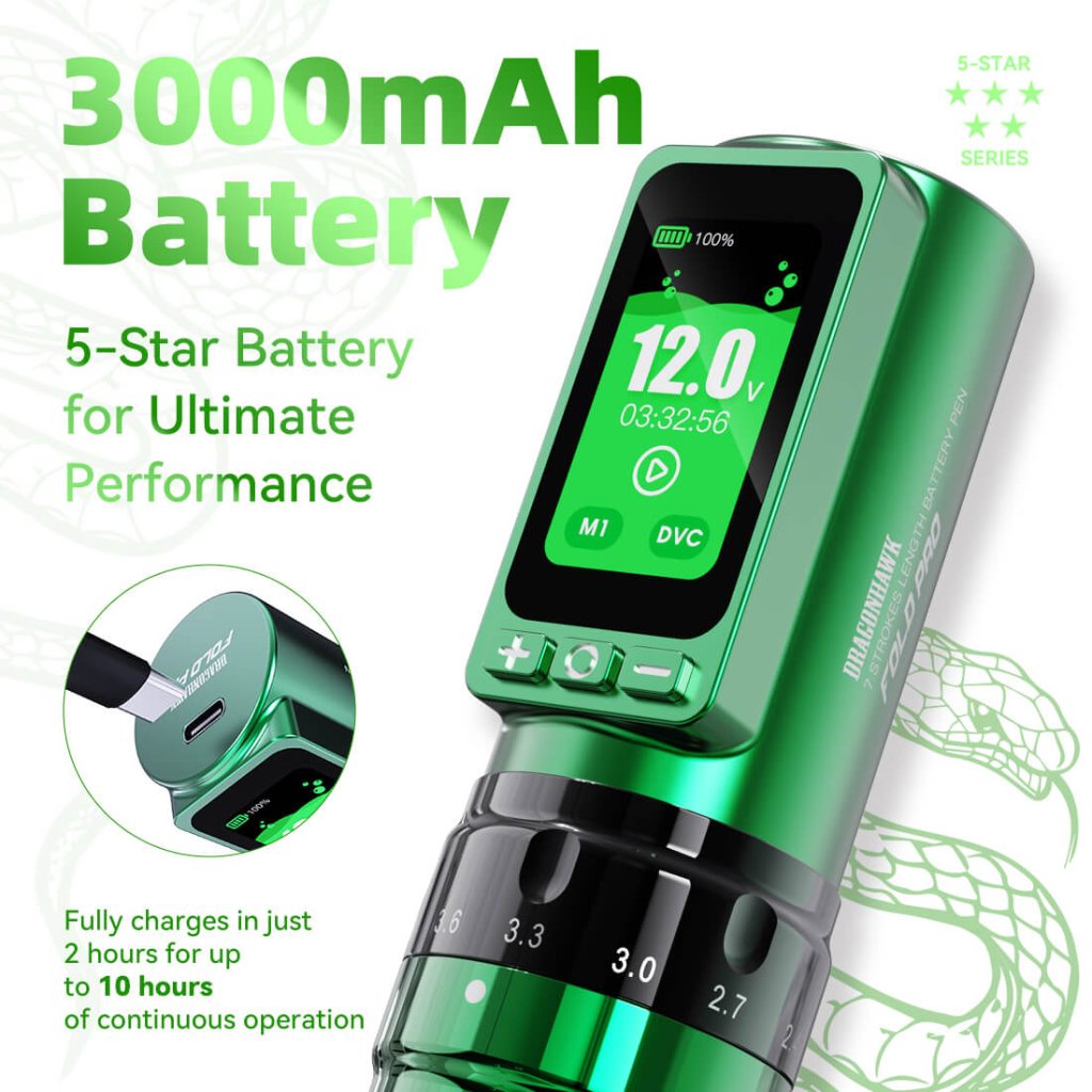 Kit | Dragon hawk Fold Pro Year of Snake Edition Machine Pen Wireless Professional Bundle